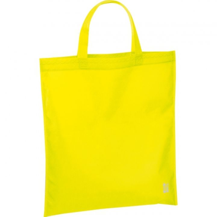 Torba non-woven z krótkimi uszami 80g/m2 PELAGIA - żółty