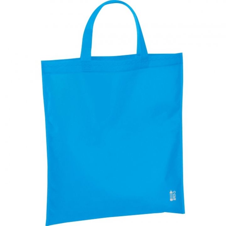 Torba non-woven z krótkimi uszami 80g/m2 PELAGIA - Jasnoniebieski