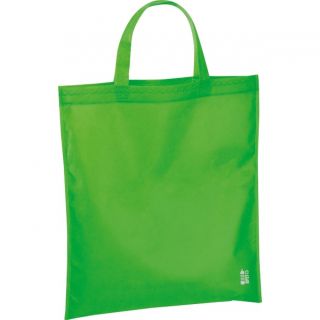 Torba non-woven z krótkimi uszami 80g/m2 PELAGIA - Jasnozielony