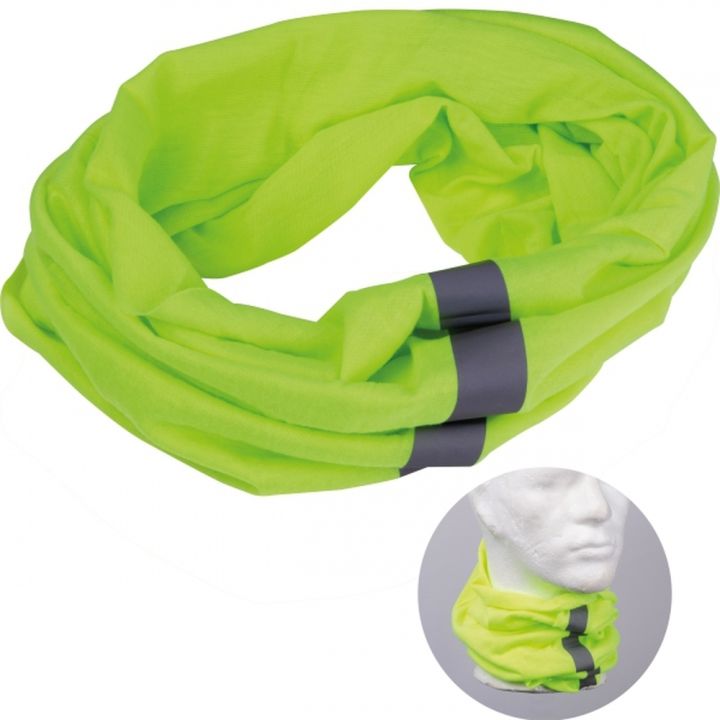 Bandana odblaskowa 120 g/m² IGNACIO - żółty