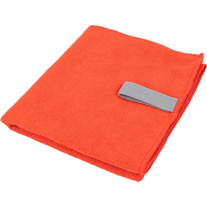 Mały ręcznik z mikrofibry 160 g/m² HUGH - Czerwony