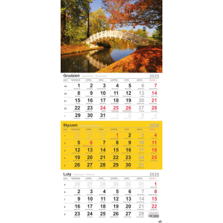 Kalendarz trójdzielny (H) 2026 Michalczyk i Prokop T-106T-09