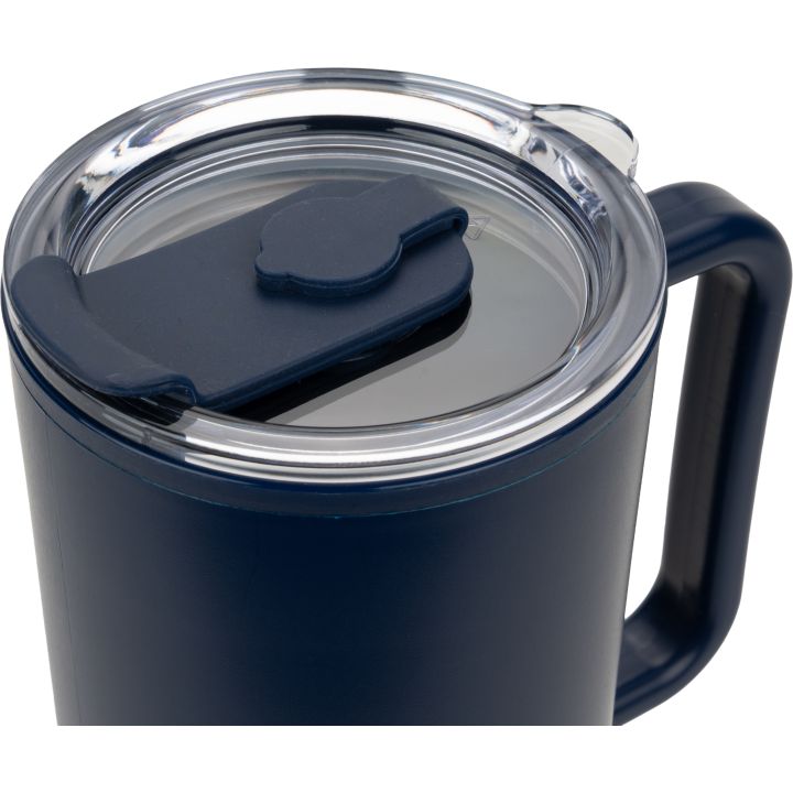 Kubek ze słomką XXL 1200 ml TEODORA - Granatowy