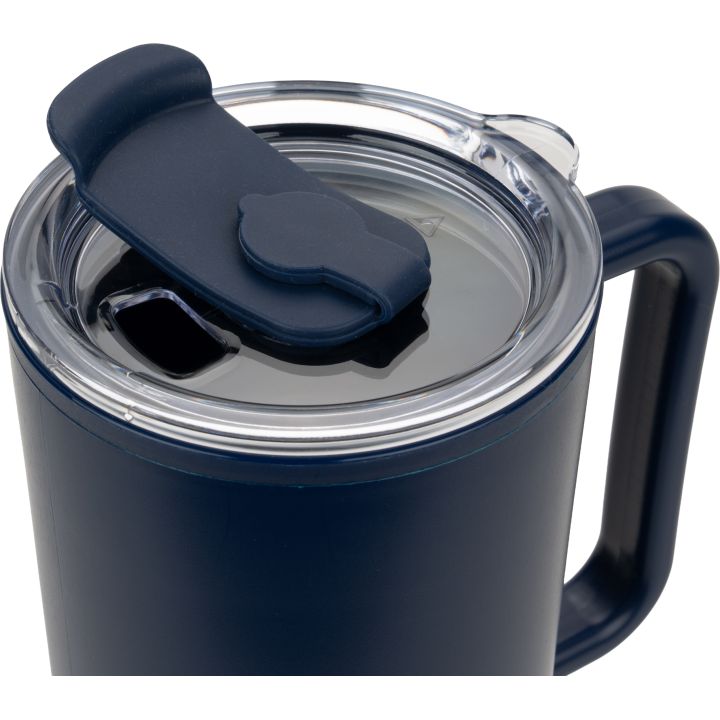 Kubek ze słomką XXL 1200 ml TEODORA - Granatowy