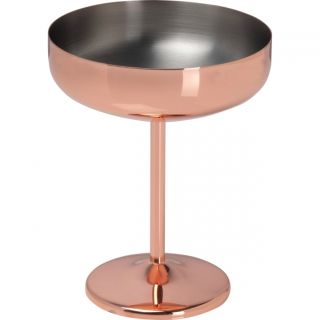 Kieliszek stalowy do Martini 300 ml CrisMa EUGENIA - Miedziany