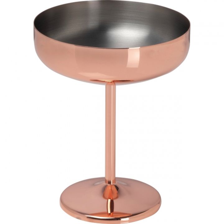Kieliszek stalowy do Martini 300 ml CrisMa EUGENIA - Miedziany