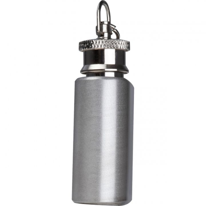 Mini piersiówka brelok 30 ml SARAH - Szary