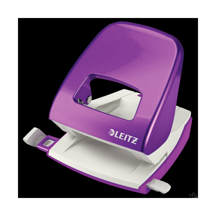 Dziurkacz 5008 LEITZ fioletowy 30 kartek duży metalowy 50081062