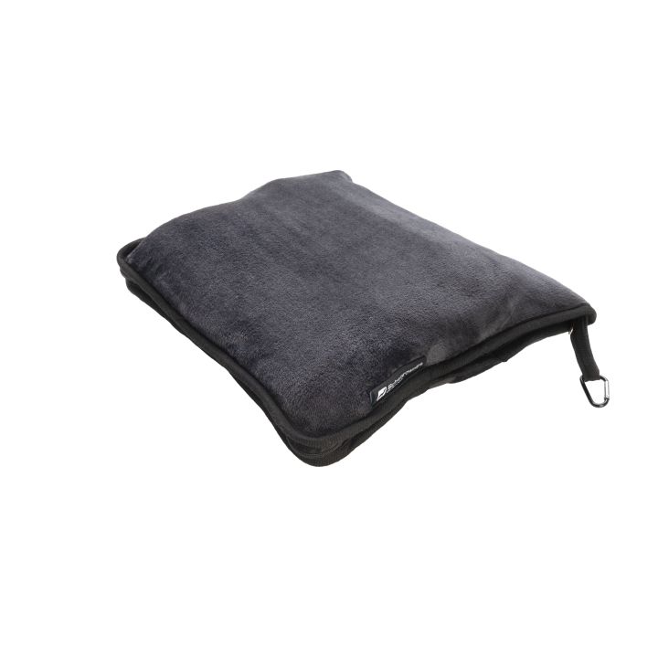 Koc i poduszka 2w1 AMIATA Schwarzwolf - Szary