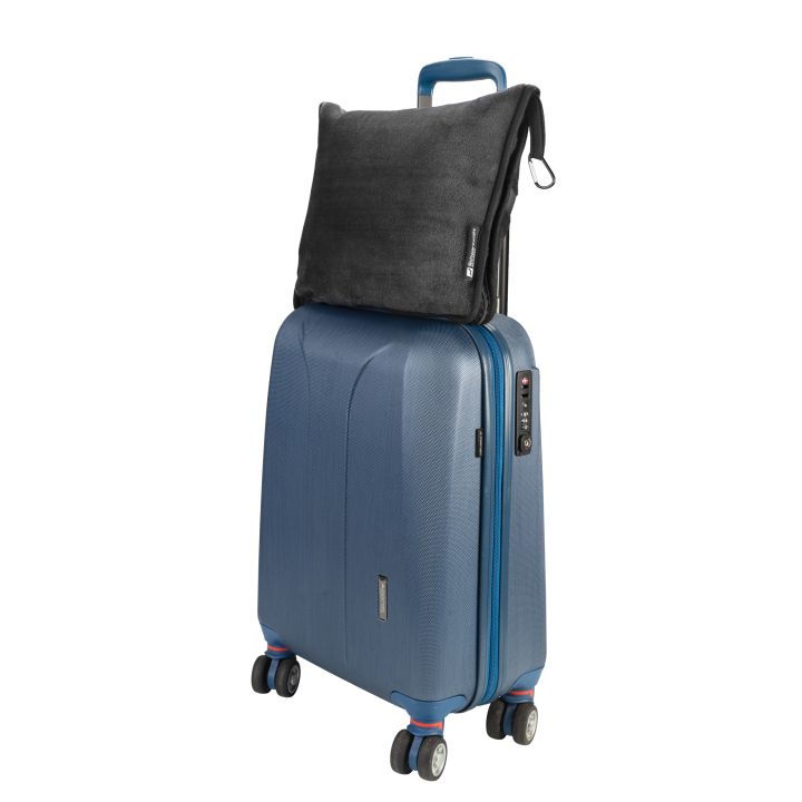 Koc i poduszka 2w1 AMIATA Schwarzwolf - Szary