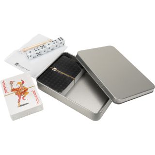 Zestaw do gry w karty i kości MURRAY Schwarzwolf - Szary