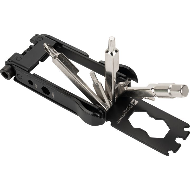 Zestaw narzędzi rowerowych MERAPI Schwarzwolf - Czarny