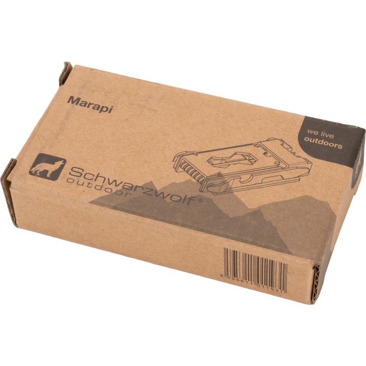 Zestaw narzędzi rowerowych MERAPI Schwarzwolf - Czarny