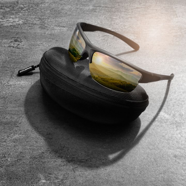 Okulary polaryzacyjne UV400 MANASLU Schwarzwolf - Czarny