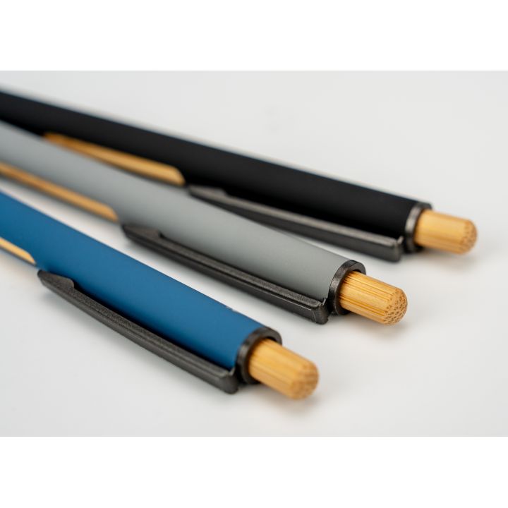 Długopis z aluminium z recyklingu MARIA - Niebieski