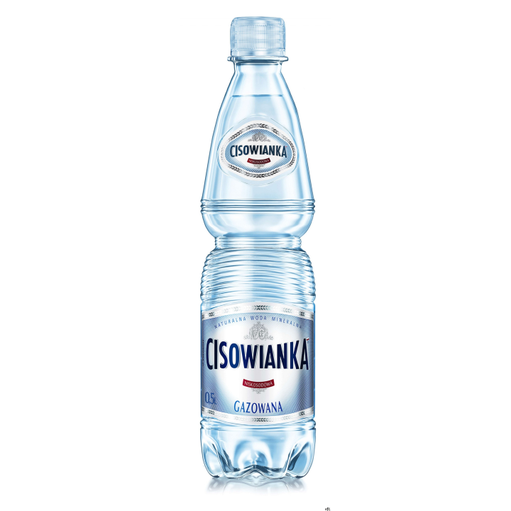 Woda_CISOWIANKA 0.5l gazowana zgrzewka 12 szt.