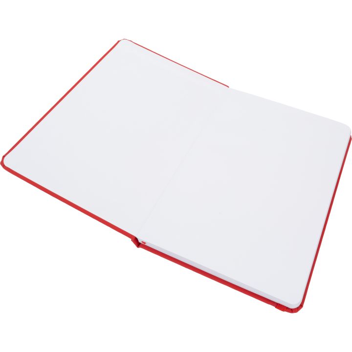 Notatnik A5 w linie z materiałów z recyklingu DOMINIK - Czerwony