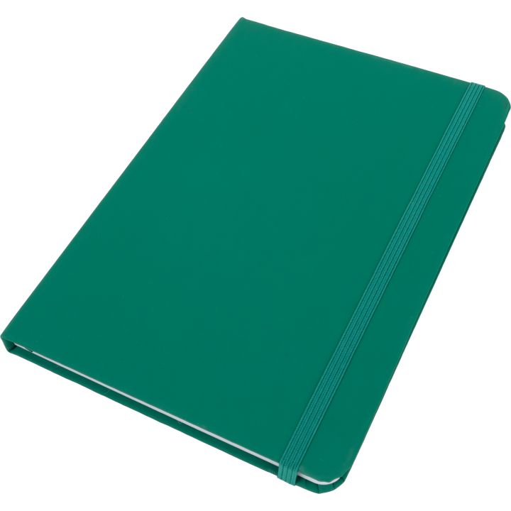 Notatnik A5 w linie z materiałów z recyklingu DOMINIK - Zielony