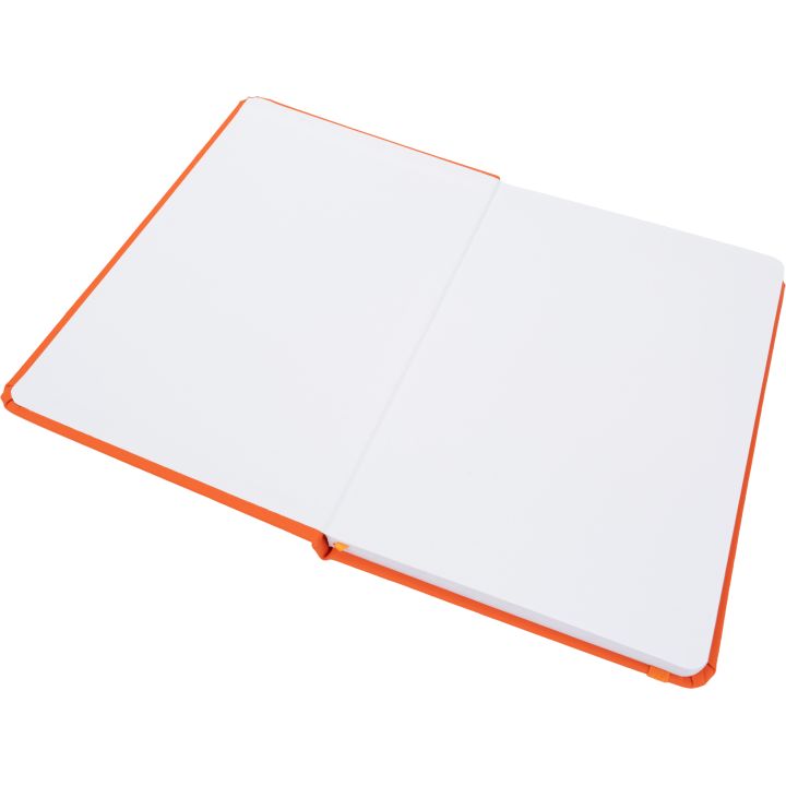 Notatnik A5 w linie z materiałów z recyklingu DOMINIK - Pomarańczowy