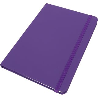 Notatnik A5 w linie z materiałów z recyklingu DOMINIK - Fioletowy