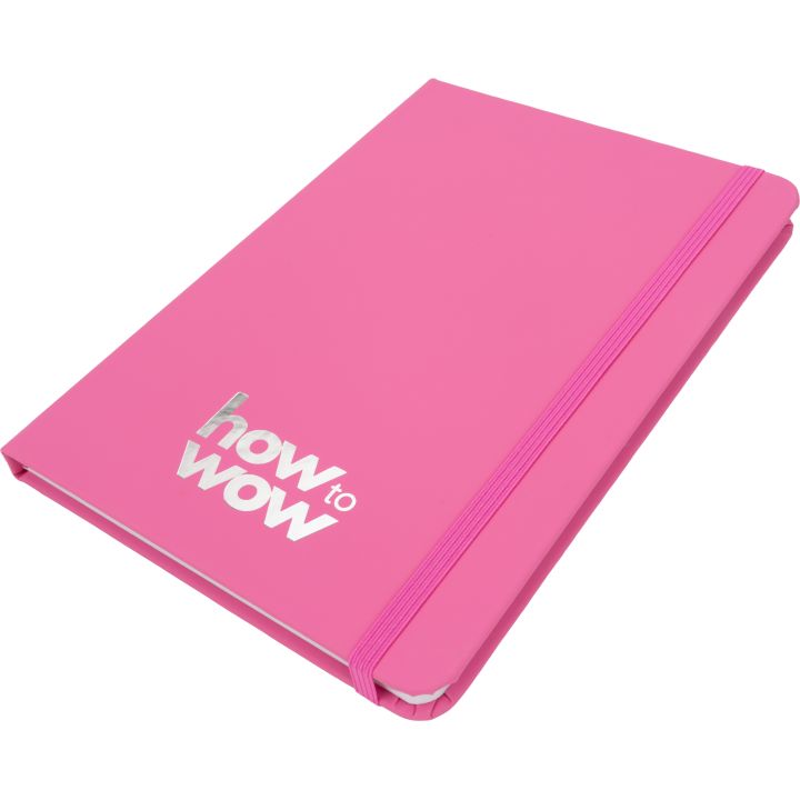 Notatnik A5 w linie z materiałów z recyklingu DOMINIK - Fioletowy