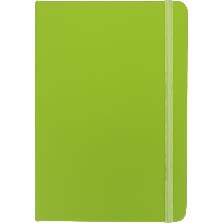 Notatnik A5 w linie z materiałów z recyklingu DOMINIK - Jasnozielony