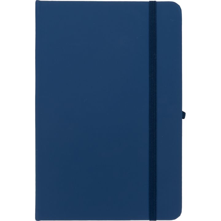 Notatnik A5 w linie z materiałów z recyklingu LORENA - Niebieski