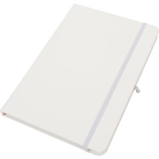 Notatnik A5 w linie z materiałów z recyklingu LORENA - Biały