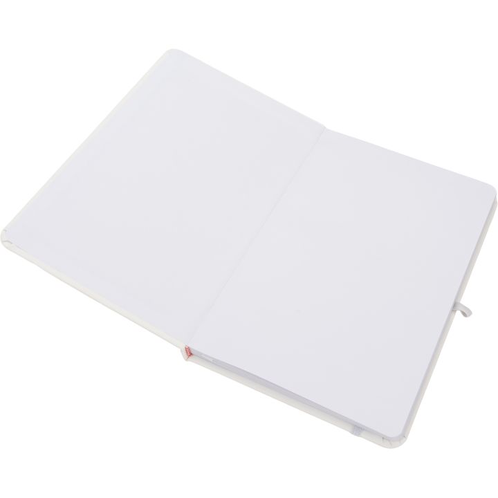 Notatnik A5 w linie z materiałów z recyklingu LORENA - Biały