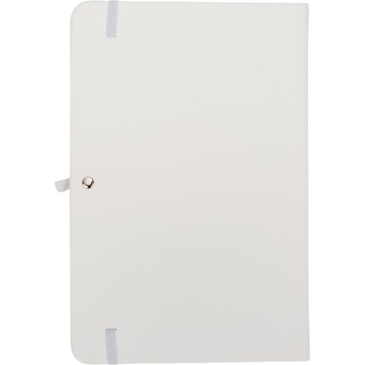 Notatnik A5 w linie z materiałów z recyklingu LORENA - Biały