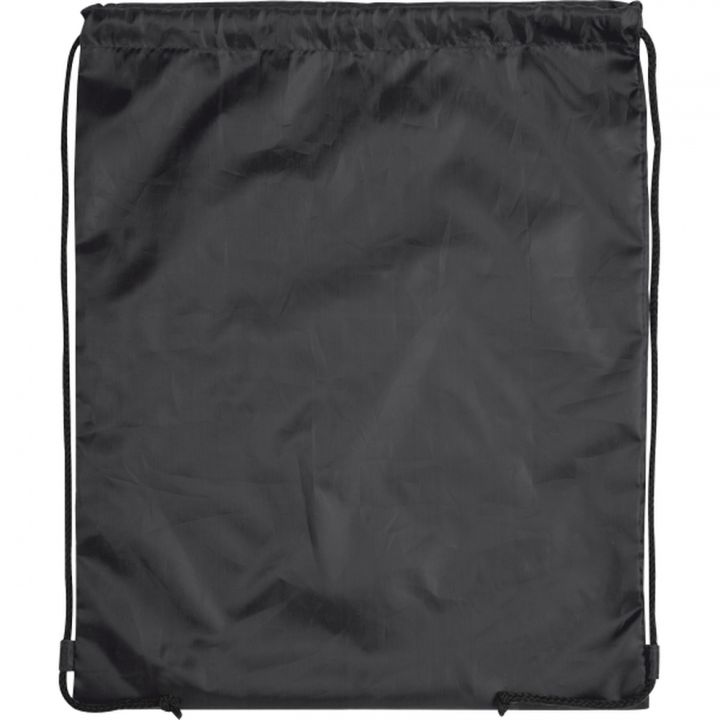 Worek z poliestru z recyklingu 210D WANDA - Czarny