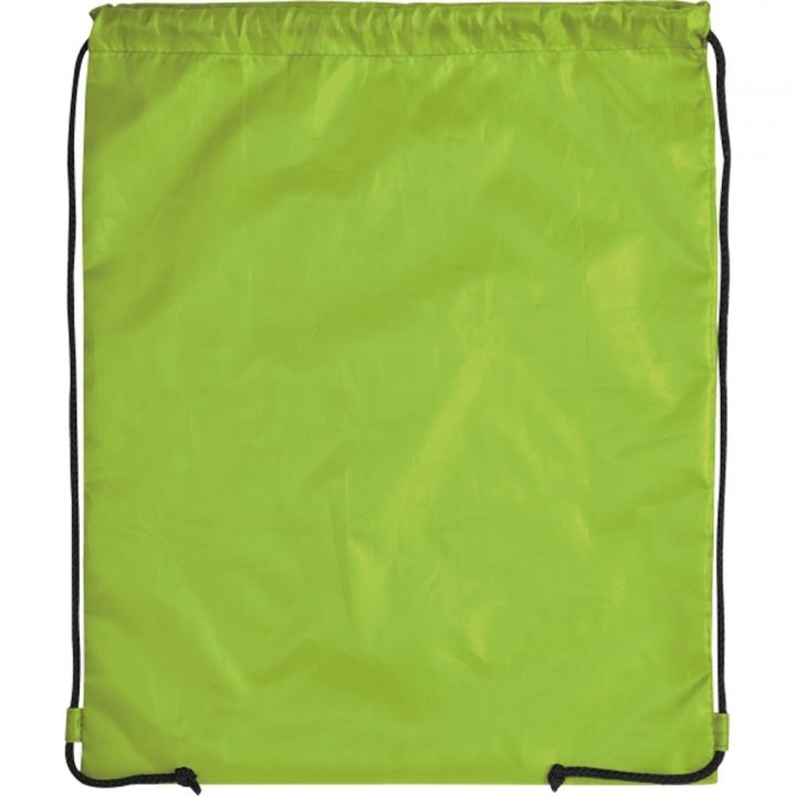 Worek z poliestru z recyklingu 210D WANDA - Jasnozielony