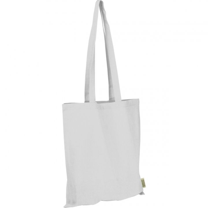 Torba bawełniana z długimi uszami 180g/m2 z materiałów z recyklingu GLEN - Biały