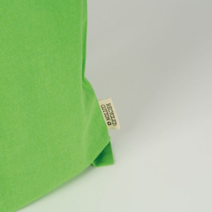 Torba bawełniana z długimi uszami 180g/m2 z materiałów z recyklingu GLEN - Jasnozielony