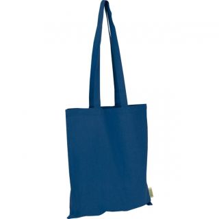Torba bawełniana z długimi uszami 180g/m2 z materiałów z recyklingu GLEN - Granatowy