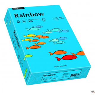 Papier xero kolorowy A4 80g 500 ark. RAINBOW R88 ciemnoniebieski 88042761