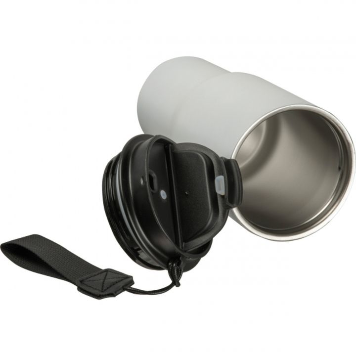 Kubek termiczny 550 ml ze stali z recyklingu DANA - Biały