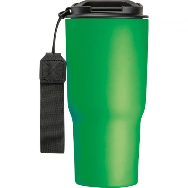 Kubek termiczny 550 ml ze stali z recyklingu DANA - Zielony