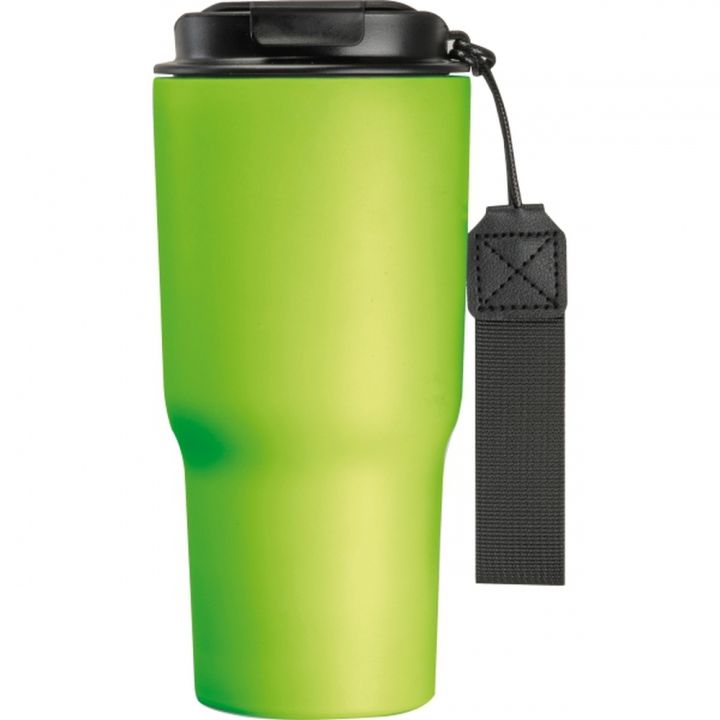 Kubek termiczny 550 ml ze stali z recyklingu DANA - Jasnozielony