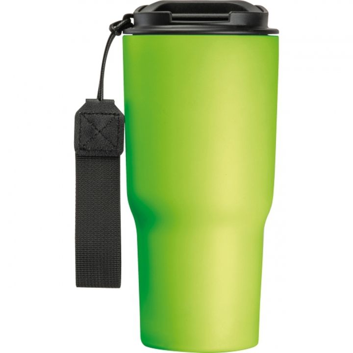 Kubek termiczny 550 ml ze stali z recyklingu DANA - Jasnozielony