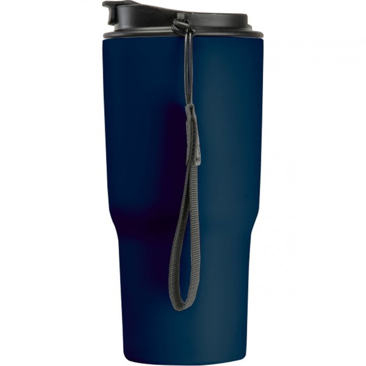 Kubek termiczny 550 ml ze stali z recyklingu DANA - Granatowy