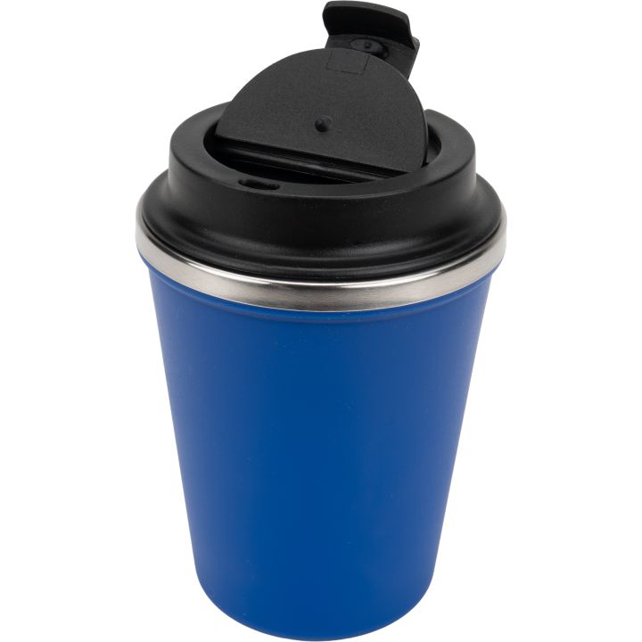 Kubek termiczny 350 ml z powłoką z recyklingu METODY - Niebieski