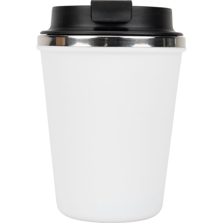 Kubek termiczny 350 ml z powłoką z recyklingu METODY - Biały