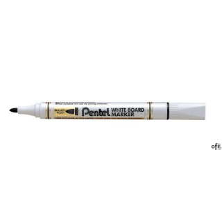 Ekonomiczny marker do białych tablic czarny MW85-A PENTEL suchościeralny