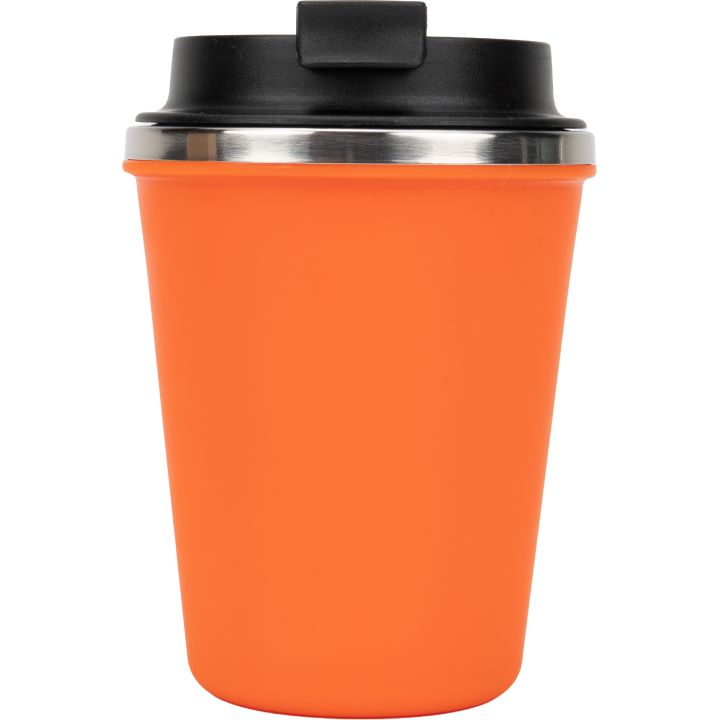 Kubek termiczny 350 ml z powłoką z recyklingu METODY - Pomarańczowy