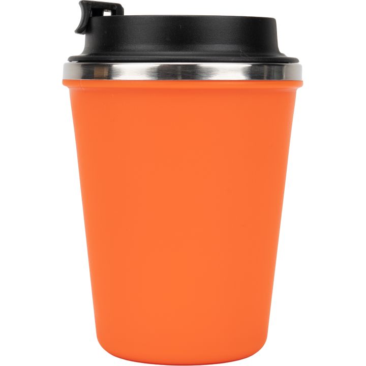 Kubek termiczny 350 ml z powłoką z recyklingu METODY - Pomarańczowy
