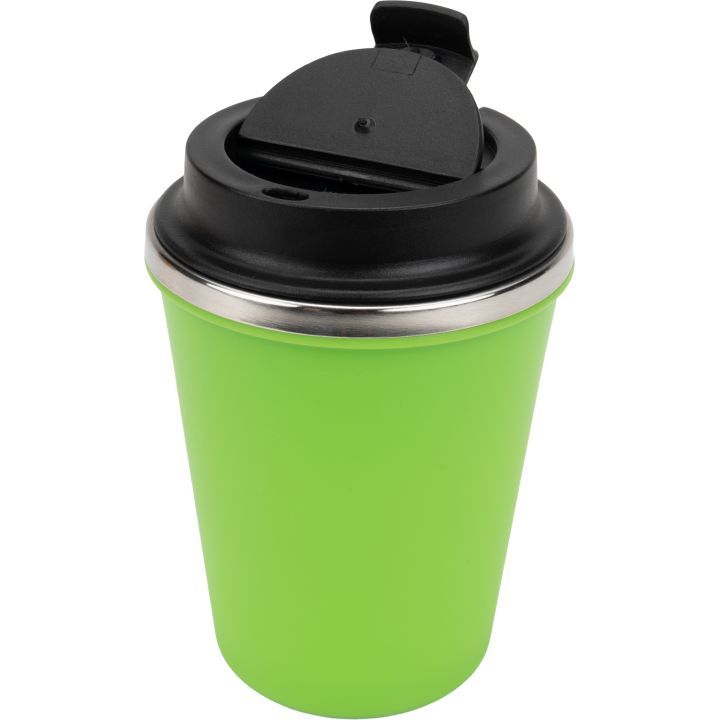 Kubek termiczny 350 ml z powłoką z recyklingu METODY - Jasnozielony