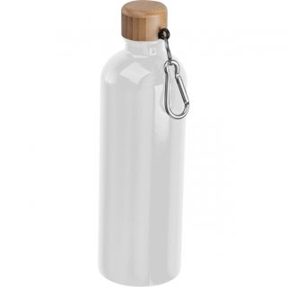 Butelka metalowa 750 ml RUTH - Biały