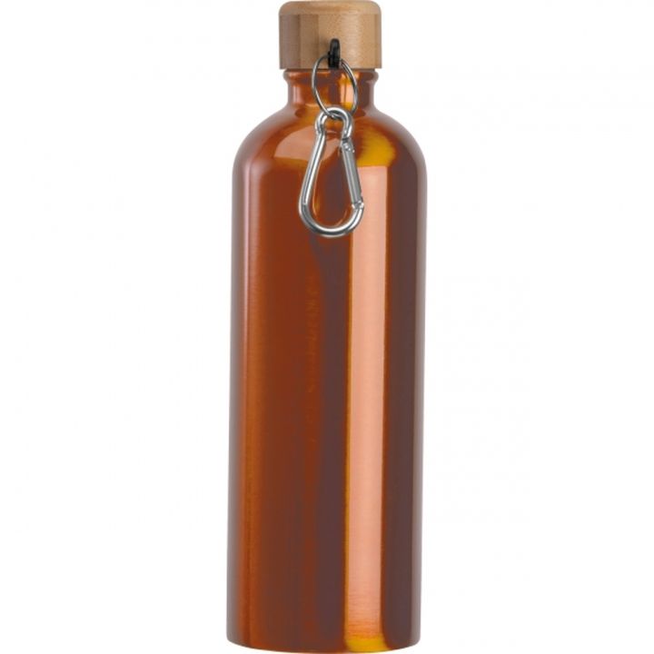 Butelka metalowa 750 ml RUTH - Pomarańczowy