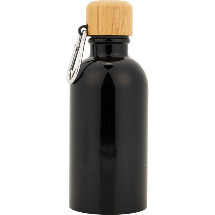 Butelka metalowa 400 ml MARILYN - Czarny